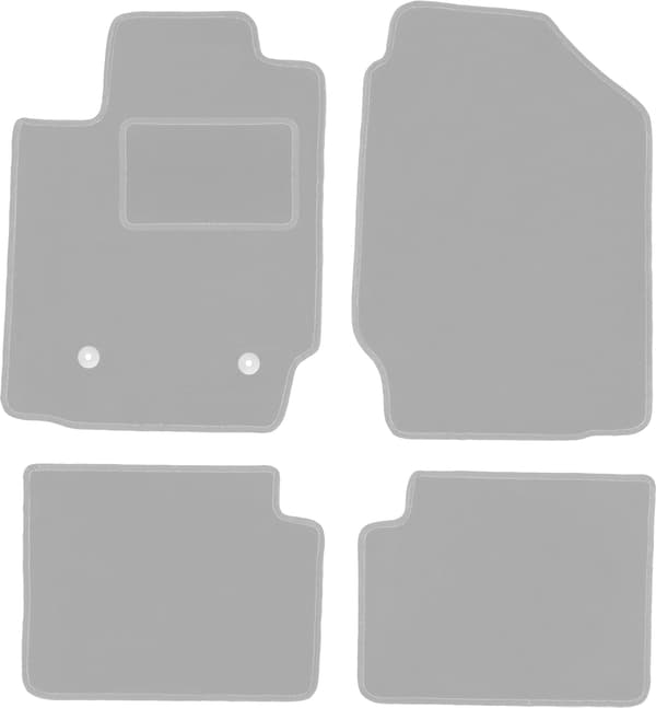 Grå bilmåtter til: Toyota Corolla E12 / E13 hatchback, stationcar, sedan (2002-2007)