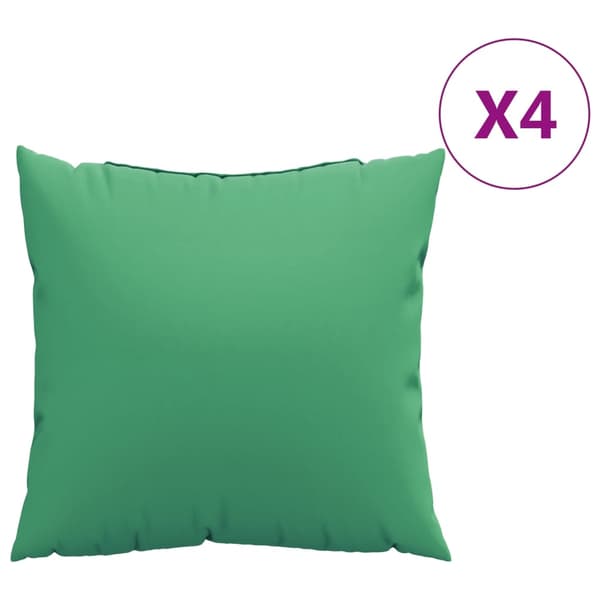 vidaXL sofahynder, 4 stk., grøn, 60x60 cm, stof