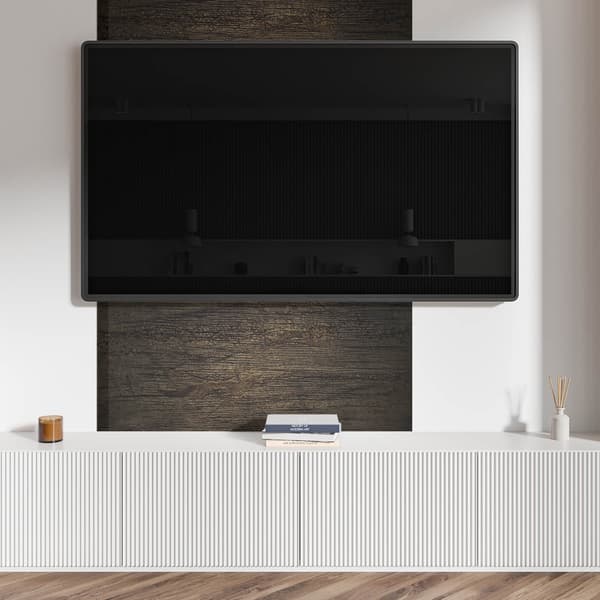 Trykt vinylpanel, klar til montering, 100x50 cm, træstruktur med tegning