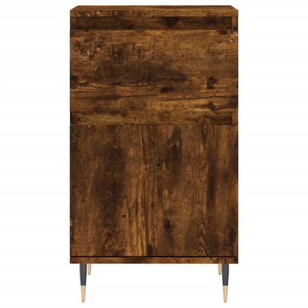 vidaXL kommode, røget eg, 40x35x70 cm, træbaseret materiale