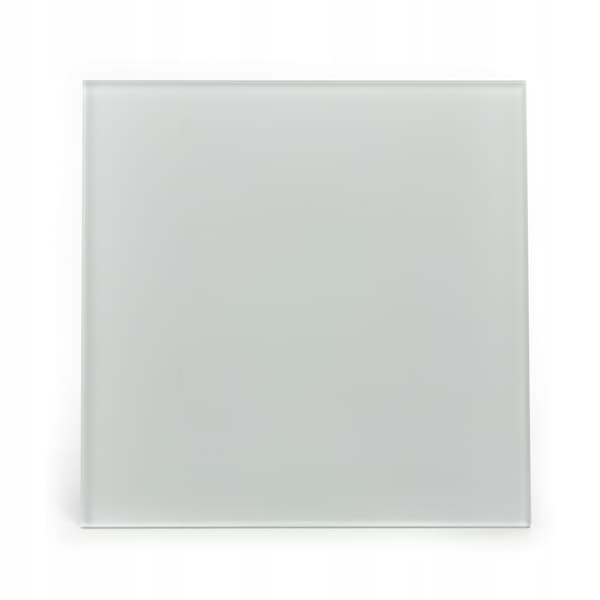 dRim 100 HS Ventilator Fugtsensor Hvid Mat Glas Ventilator Plus Panel Sæt