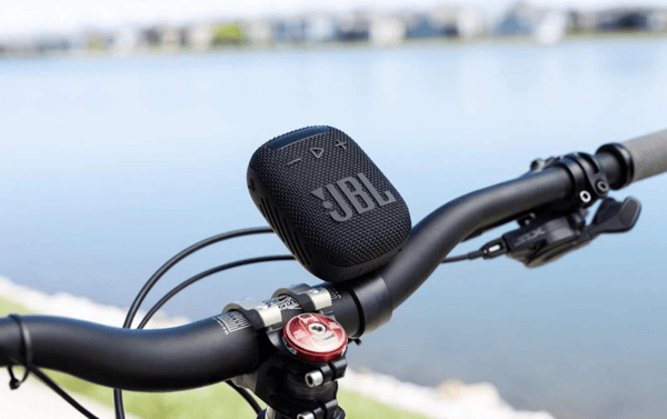 Bluetooth+FM-kaiutin JBL Wind 3 5W Vedenpitävä + Pyörä-/Moottoriteline Sininen
