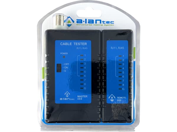 UTP/FTP/BNC kabeltester (248) Alantec