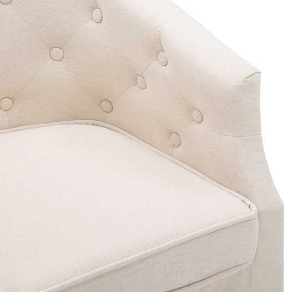 vidaXL Nojatuoli, Beige, Kangas
