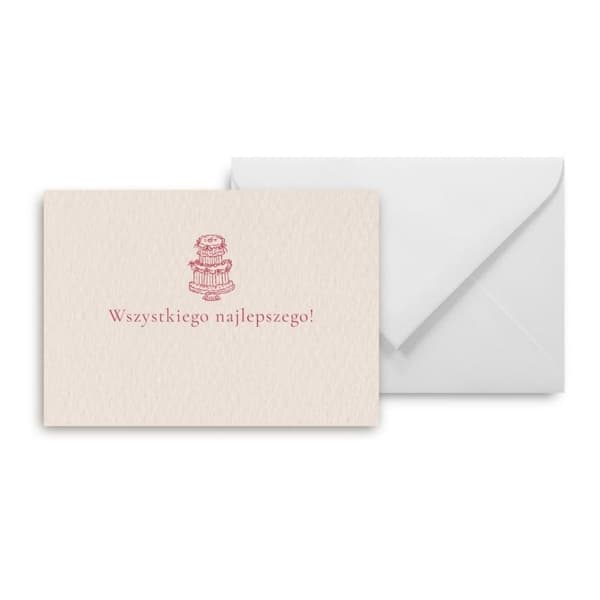 Hyvää syntymäpäivää -minikortti