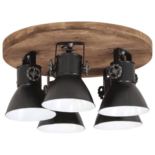 vidaXL loftslampe 25 W, sort, 50x50x25 cm, E27