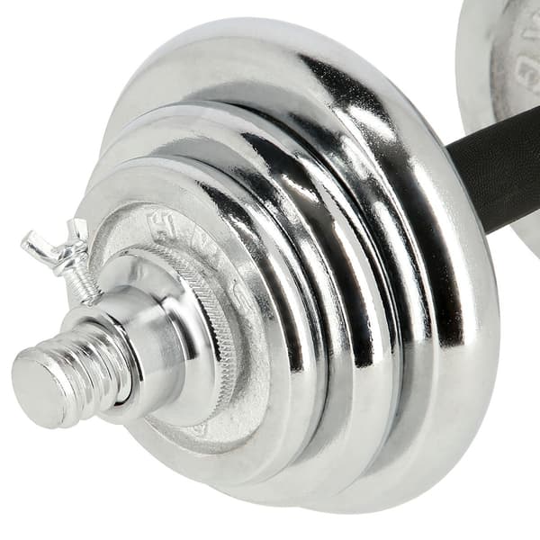 Håndvægte i forkromet etui 2x10kg STC21 HMS