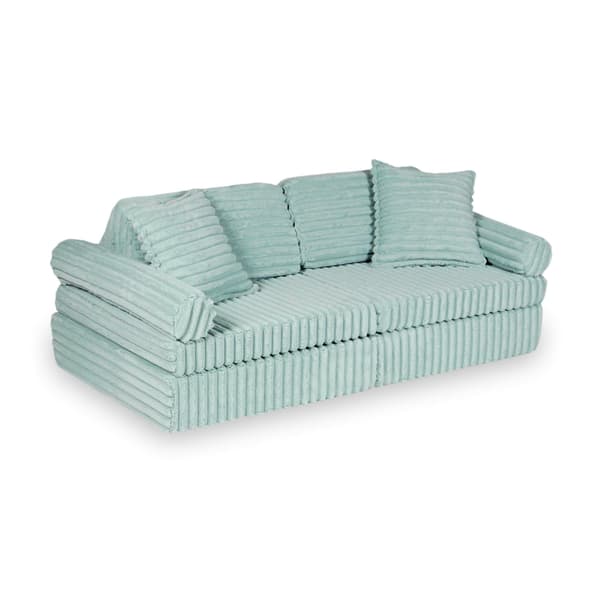 Montessori Comfort Waffle Mini Legesofa Lys Mintgrøn