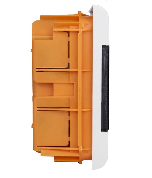Infälld modulär elcentral 1x8 N+PE 8 ABS PC IP40 Vit