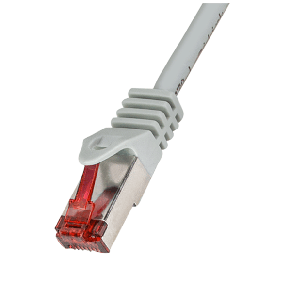RJ45 Cat.6 S/FTP LogiLink PrimeLine patchkabel 5m grå LSZH Ethernet