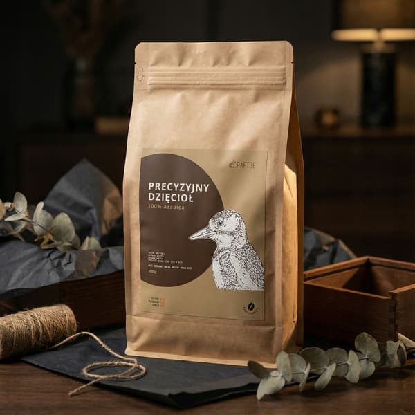 CRAFTBE Kaffebönor Precision Hackspett 1kg Arabica 100% nyrostade