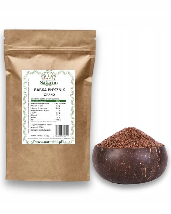 PSYLLIUMFRÖN Polska psylliumfrön PSYLLIUMFIBER 1kg
