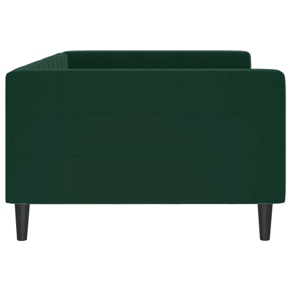 vidaXL Bäddsoffa mörkgrön 100x200 cm sammet