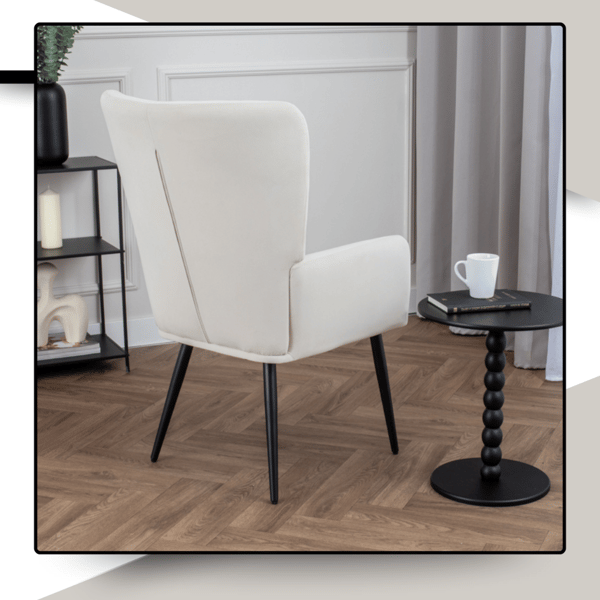 Cesar lænestol beige
