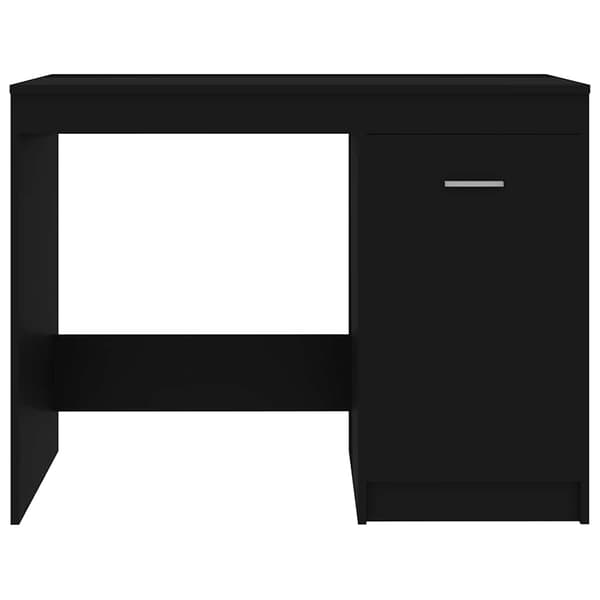 vidaXL skrivebord, sort, 100x50x76 cm, spånplade