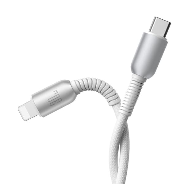Cutting-Edge Series 30W USB-C - iPhone Lightning -kaapeli 1.2m - Harmaa
