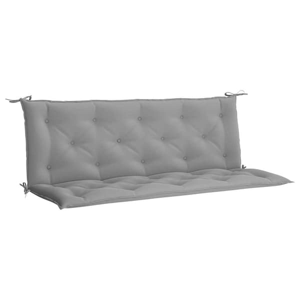 vidaXL gyngehynde, grå, 150 cm, stof