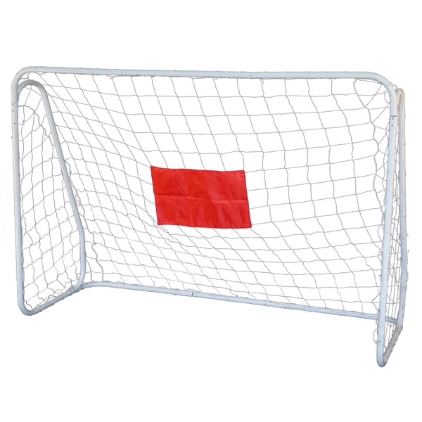 Stålfodboldmål med net MASTER 213x152 cm til sigte