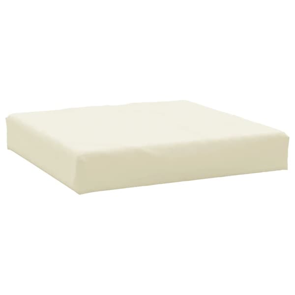 vidaXL Pallsoffkuddar, 3 st, vita, tyg
