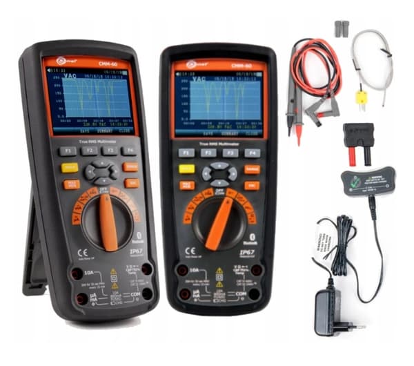SONEL CMM-60 Avancerad Industriell Multimeter + Kablar Probadapter