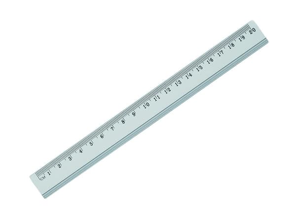 Aluminium lineal 20cm GRAND