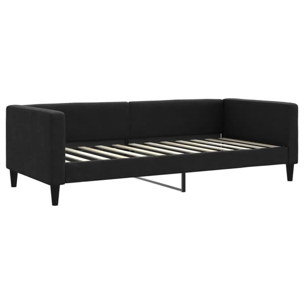 vidaXL sovesofa sort 90x200 cm stofbetræk