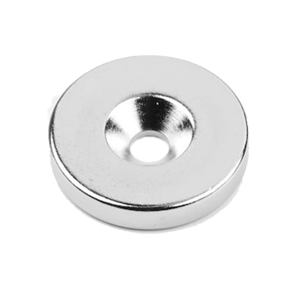 STÅLBRICKA FÖR ANSLUTNING MED MAGNETER 20x2,5mm HUNTER