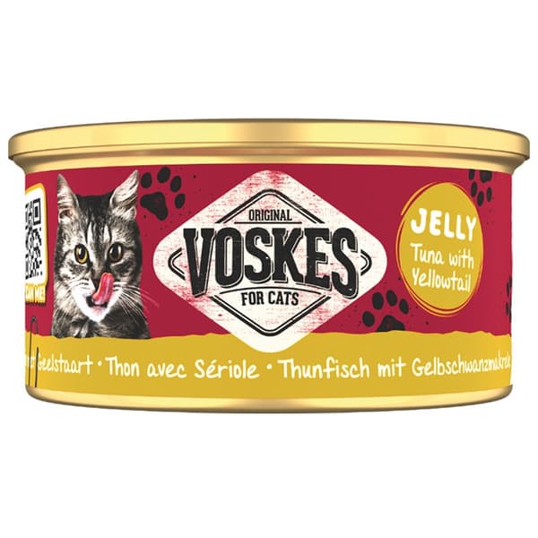 Voskes Tonfisk med gulstjärt 85g - våtfoder för katter