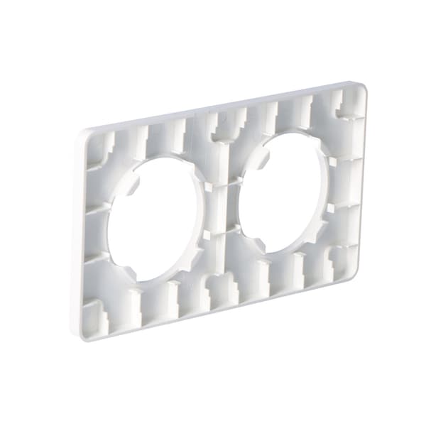 Dobbeltramme, plastik, hvid, beta online