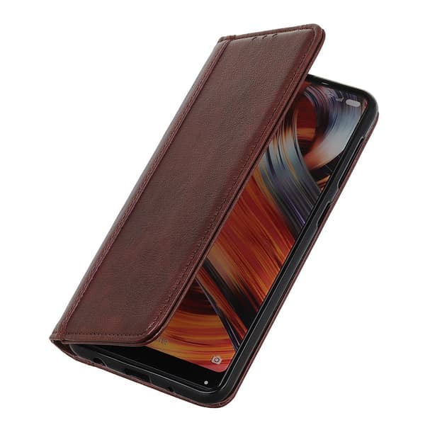 Flip-cover til Sony Xperia 10 VI, splitlæder, brun