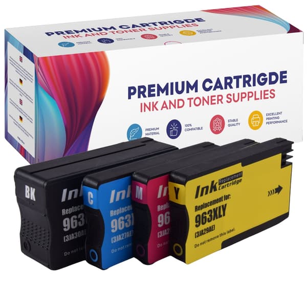 4x blækpatroner til HP GP-H963XL CMYK GP