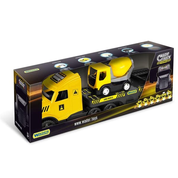 Magic Truck Technic bugseringsvogn med betonblander