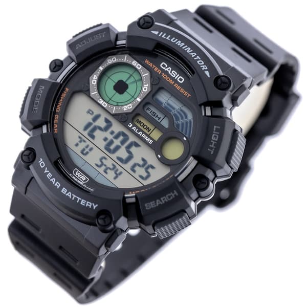 HERREKLOCKA CASIO Digital Månfas WS-1500H-1A + LÅDA