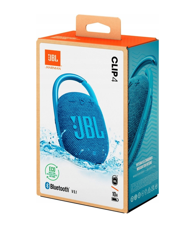 JBL Clip 4 Eco Bluetooth Bärbar Trådlös Högtalare Blå