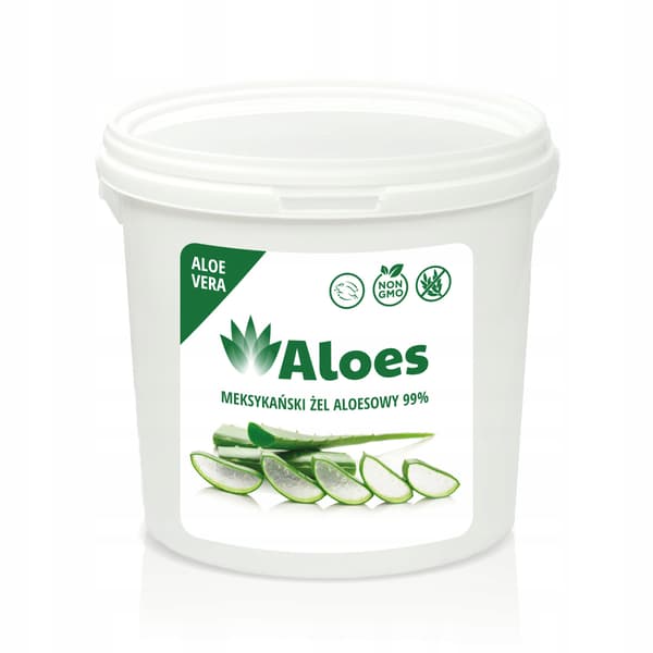 Aloe GEL kosmetisk råmateriale 2 kg 99%