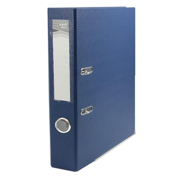 A4-bind med beslag 7,5 cm marineblå