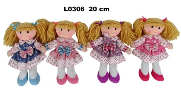 20 cm MIX-dukke