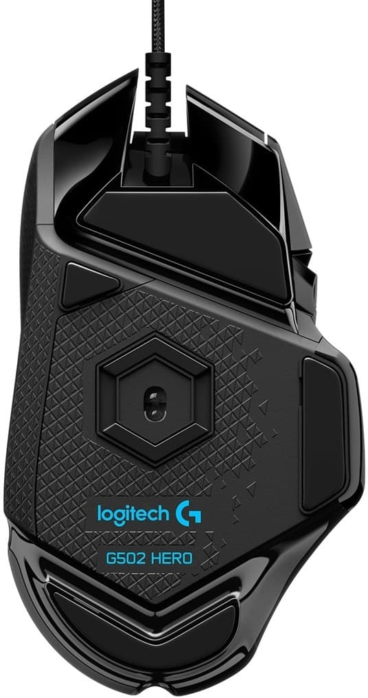Logitech G502 Gaming Hero USB RGB Mus Sort (910-005471)