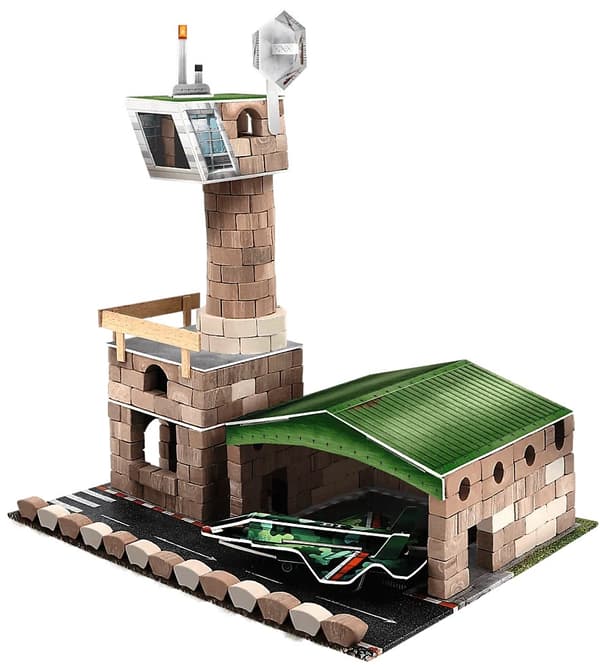 Trefl Brick Trick Moro Keramiska Block Militär Flygplats (62050)