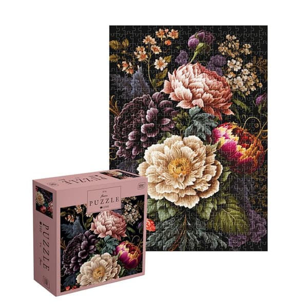 Puslespil med 500 brikker. Blomster 4