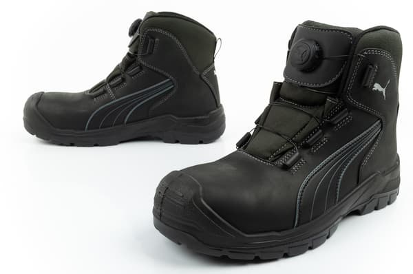 Puma Safety Cascades Disc Mid Sort-Grå [630211] størrelse 41