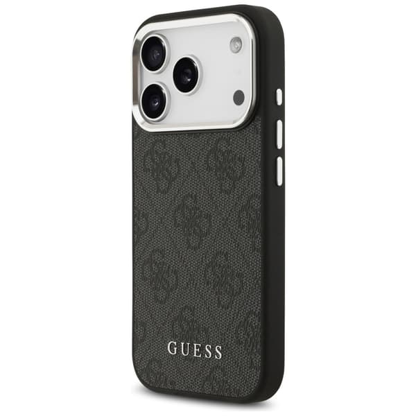 Guess 4G Classic Logo MagSafe -kotelo iPhone 17 Prolle, musta