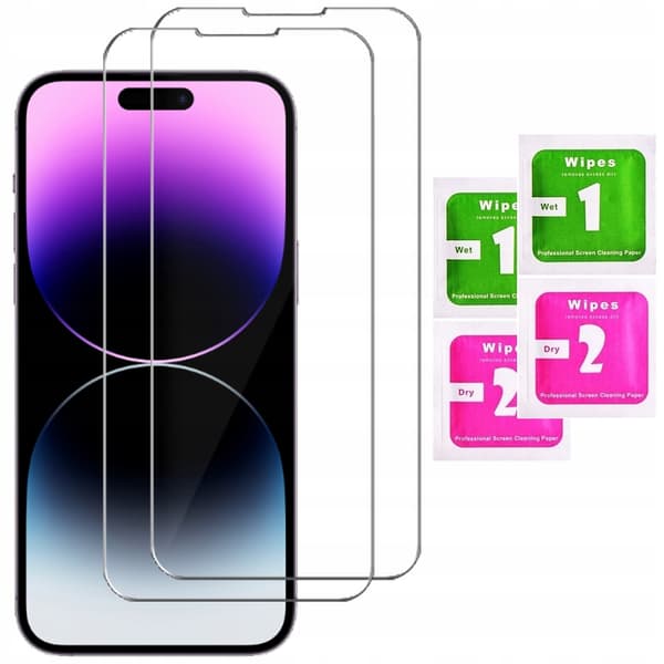 2x Hærdet glas til Apple iPhone 14 Pro Max glas 9H | 2-pak