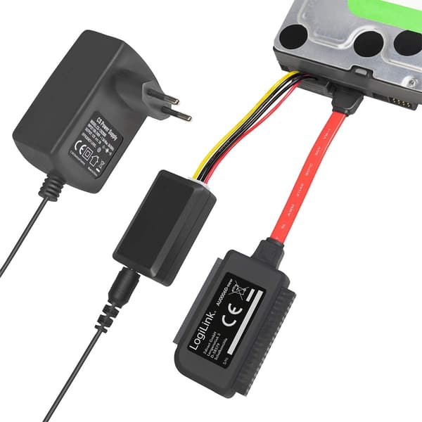 USB 3.0 SATA IDE til HDD 2,5” 3,5” CD DVD Adapter LogiLink OTB Connection