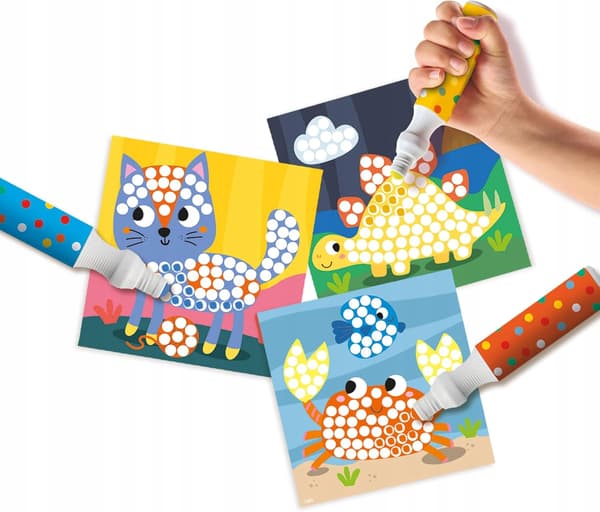 Markörer, stämplar, aktivitetskort, prickar, SES Creative 14602 3+