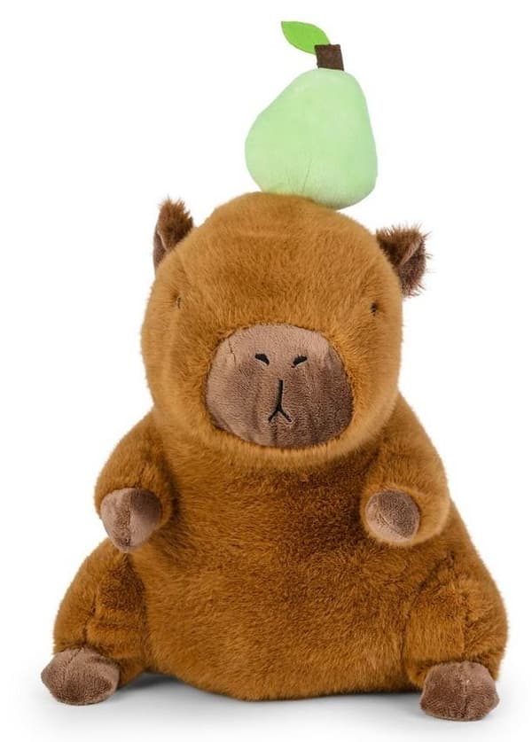 Kapybara-pehmolelu päärynällä 25 cm