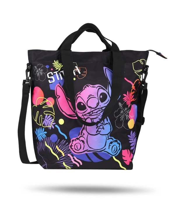 Disney Sort. Skuldertaske. Stitch.