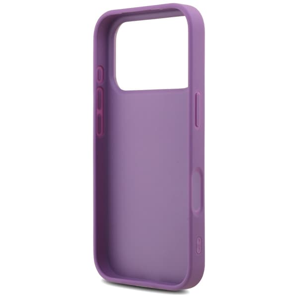 Guess Fixed Glitter Big 4G cover til iPhone 17 Pro lilla