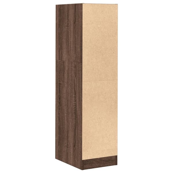 vidaXL apoteksskab brunt egetræ 30x41x118 cm