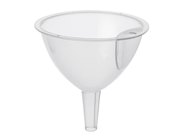 Plasttratttopp 17 cm genomskinlig